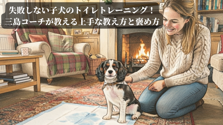 三島コーチの失敗しない子犬のトイレ・トレーニング方法f