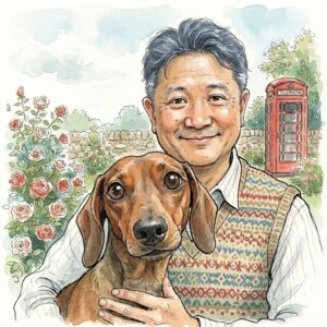 アンビシャス 三島コーチの似顔絵